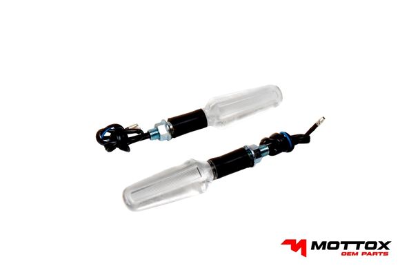 GUIA DIRECCIONAL LED PMMA MTX-081 12V DC 2W LUZ AMARILLA