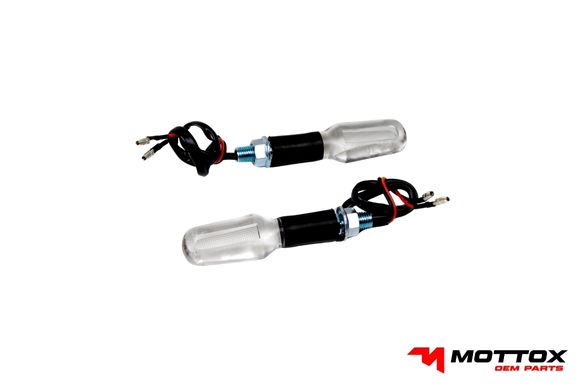 GUIA DIRECCIONAL LED PMMA MTX-082 12V DC 2W LUZ AMARILLA