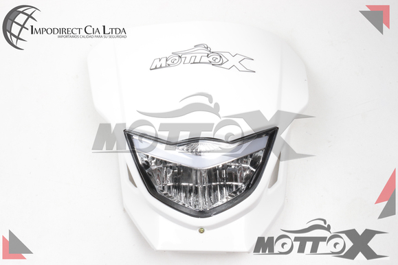 MASCARILLA COMPLETO LED Con Luz Diurna DAYTONA DY200 SHARK/TUNDRA RAPTOR 250/THUNDER TRX200R BLANCO