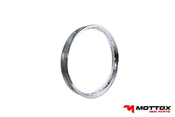 ARO POSTERIOR METALICO 1.85x18 36H CROMADO SHINERAY XY200GY