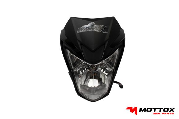 MASCARILLA COMPLETO NEGRO HONDA CB160F 