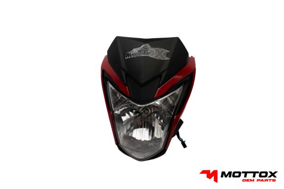 MASCARILLA COMPLETO ROJO HONDA CB160F 