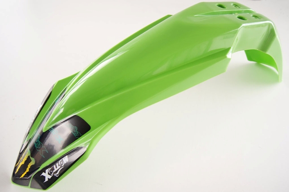 GUARDAFANGO Delantero Plastico 4Huecos M1R200 Verde