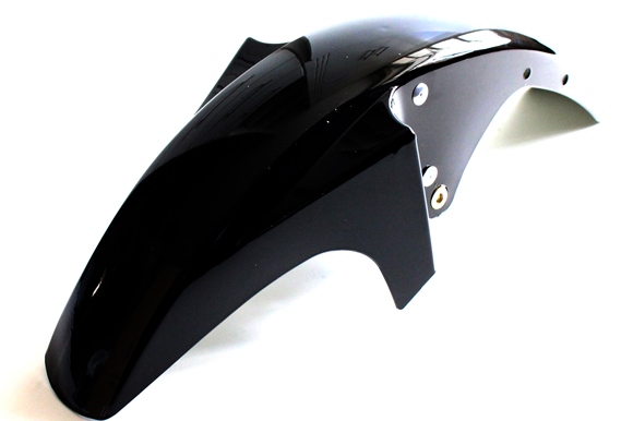 GUARDAFANGO Delantero Plastico incluye soporte YAMAHA YB125 Negro