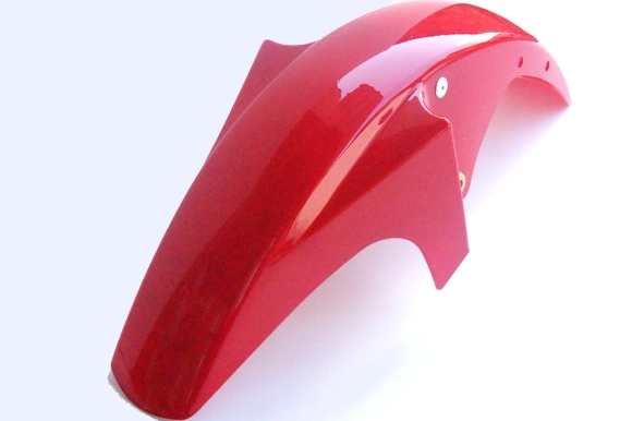 GUARDAFANGO Delantero Plastico incluye soporte YAMAHA YB125 Rojo