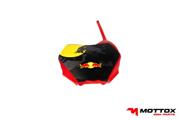 PORTA NUMERO PLASTICO RED BULL ROJO 